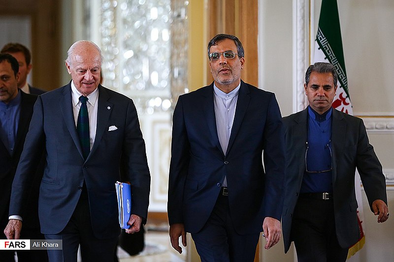 File:Staffan de Mistura meet with Sadegh Hosein Jaberi Ansari Spokesperson for the Ministry of Foreign Affairs of Iran 04.jpg