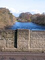 The bridge over the Ure at West Tanfield bears an inscription to mark the boundary between the West and North Ridings of Yorkshire.