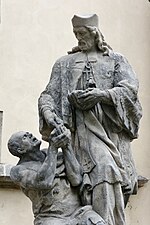 Thumbnail for File:Statue of John of Nepomuk in Dušní, Prague (4329).jpg