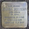 Stolperstein Marburger Str 12 (Charl) Johanna Jacobsohn.jpg