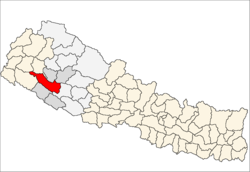 Location of Surkhet