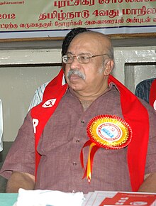 T.J. Chandrachoodan, general secretary of the Revolutionary Socialist Party, in 2012.jpg