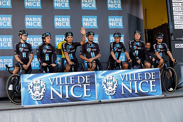 The team at the 2023 Paris–Nice