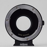 Mount for Canon EF lenses (full-format) with eight gold contacts