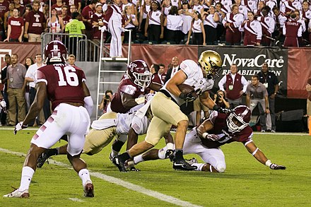 Temple playing Army in 2016