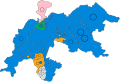 Tewkesbury UK ward map 2019.svg