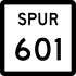 State Highway Spur 601 маркер