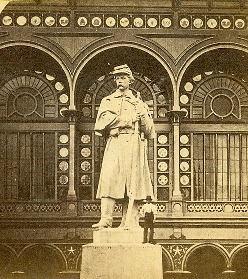 The American Volunteer, at the 1876 Centennial Exposition. Installed at Antietam National Cemetery in 1880.