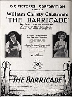 <i>The Barricade</i> 1921 film