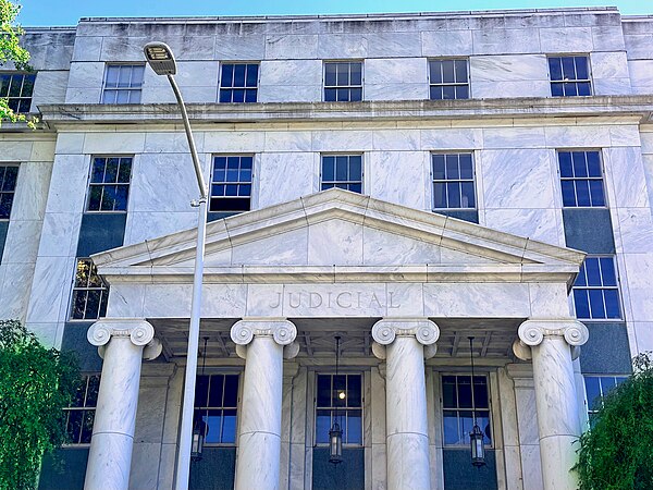 The Judicial building which housed the Supreme Court of Georgia from 1954 until 2019.