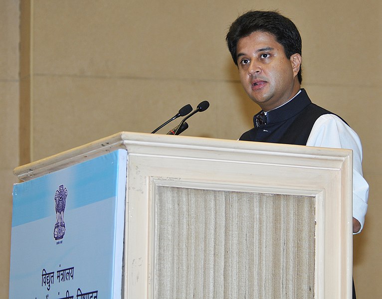 File:The Minister of State (Independent Charge) for Power, Shri Jyotiraditya Madhavrao Scindia addressing at the presentation of the National Award for Power Utilities, in New Delhi on February 04, 2014.jpg