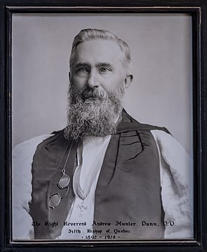 The Right Reverend Andrew Hunter Dunn. Fifth Bishop of Quebec 1892-1914.jpg