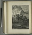 The gorge of the Bûrada (Abana), through which the new French road approaches Damascus. At the outlet of this gorge the stream is divided into seven branches, two of which supply the (NYPL b10607452-80499).tiff
