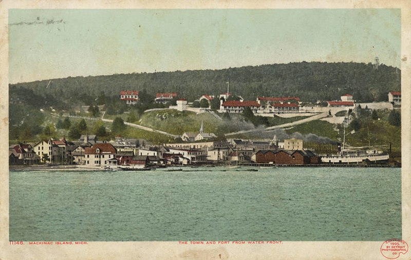 File:The town and fort from water front (NBY 7734).jpg