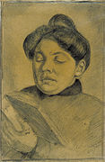 Theo van Doesburg, Portrait d'Agnita Feis (1907)