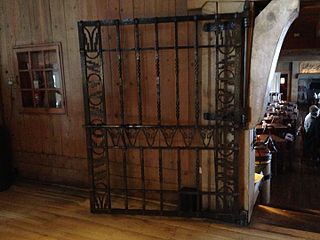 Wrought iron gates