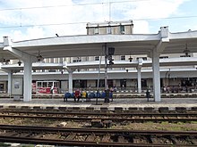 Timişoara Nord station platformen I.jpg