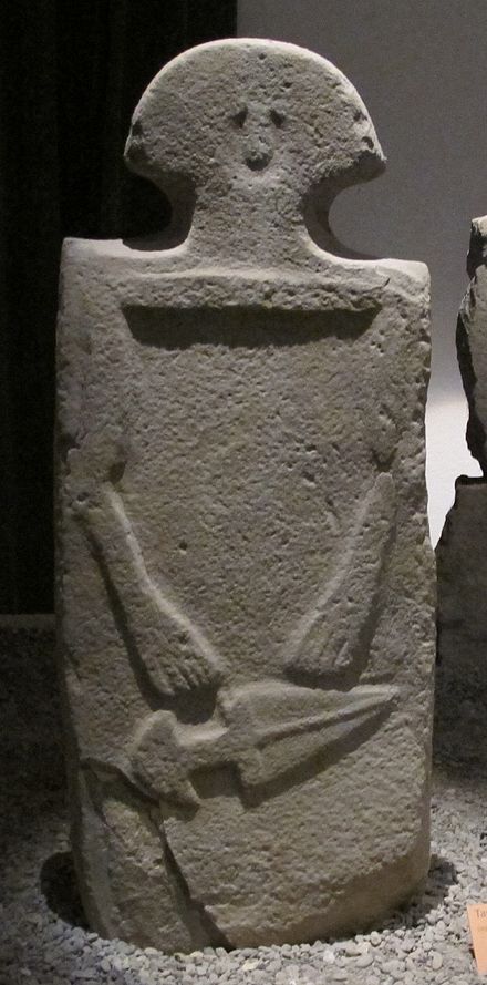 Statue menhir from Lunigiana
