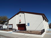 The Sacred Heart Church was built in 1947 and is located at 516 Safford St. It was listed in the National Register of Historic Places on February 22, 2002.