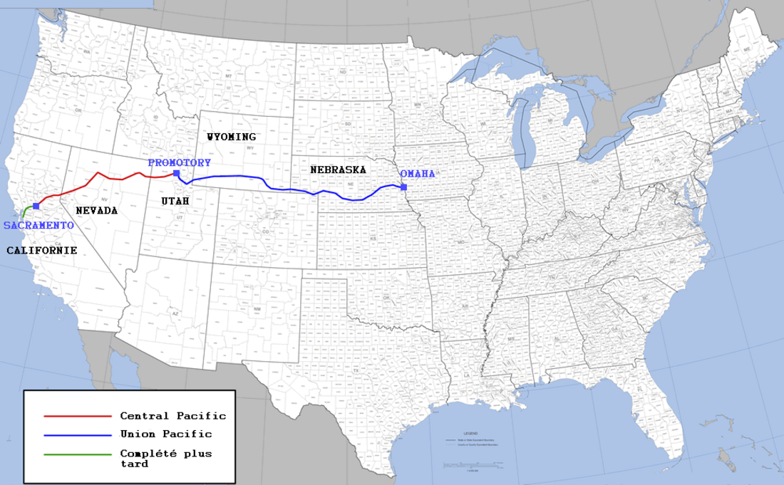 Premier chemin de fer transcontinental