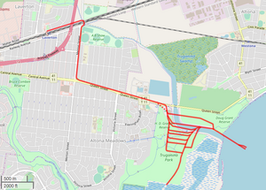 Truganina Explosives Reserve Tramway (OpenStreetMap) .png