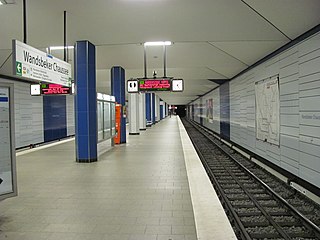 <span class="mw-page-title-main">Wandsbeker Chaussee station</span> Metro and S-Bahn station in Hamburg, Germany
