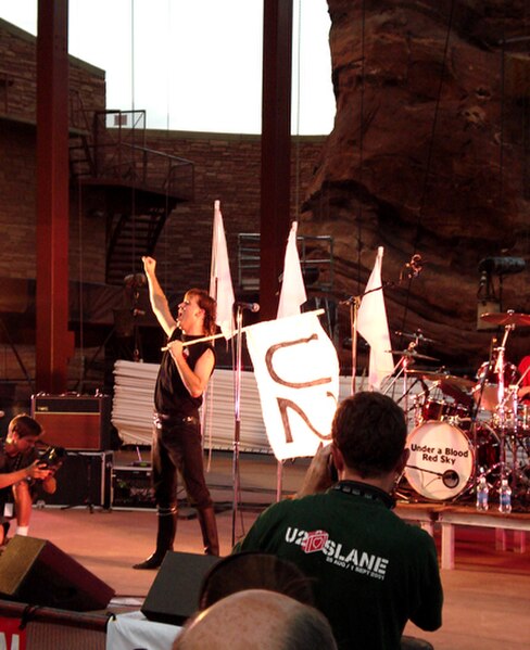 In 2007, the U2 tribute act "Under a Blood Red Sky" reenacted U2's Red Rocks show.