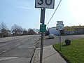 However, somebody in NYSDOT Region 10 wants it back. Here's a slightly more distant view of the sign from the southeast corner.