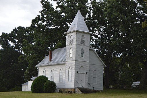 Upper Tract abandoned church