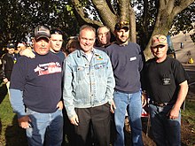 Tim Kaine and supporters, October 20, 2012 VA Annandale VA Labor Walk (8124858323).jpg