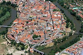 Vista della città dalla Cuesta de la Parrilla.