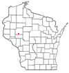 Location of Lake Hallie, Wisconsin