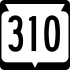 State Trunk Highway 310 marker