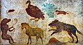 Wall painting - animals - Pompeii (VIII 7 28 - sanctuary of Isis - sacrarium) - Napoli MAN 8533