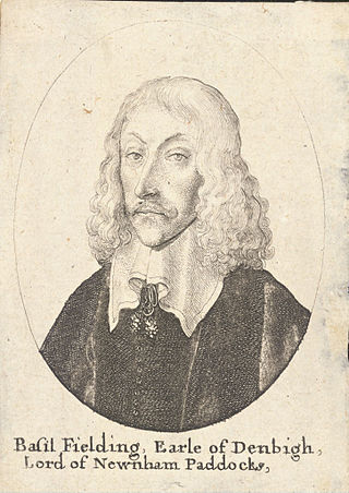 <span class="mw-page-title-main">Basil Feilding, 2nd Earl of Denbigh</span> English diplomat and politician (1608–1675)