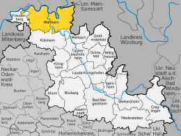 Wertheim - Localizazion