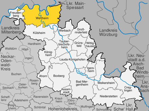 Wertheim im Main-Tauber-Kreis