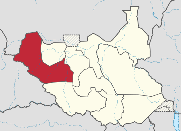 Western Bahr el Ghazal in South Sudan.svg