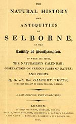 Miniatura para The Natural History and Antiquities of Selborne