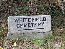 Marker to Whitefield Cemetery, Kilaveny parish Whitefield Cemetery.jpg