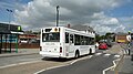 English: The rear of Wightbus 5862 (HW54 DCE), a Dennis Dart SLF/Plaxton Pointer MPD, in Landguard Road, Shanklin, passing the Somerfield store on Rail Link service 16 from Ventnor. Route 16 was withdrawn on 4 September 2010.
