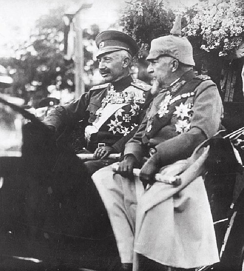 Emperor Wilhelm and Tsar Ferdinand in Sofia, 1916