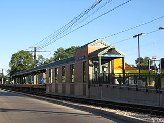 <span class="mw-page-title-main">Windsor Park station</span> Commuter rail station in Chicago, Illinois