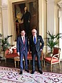 Woody Johnson and Under Sec Hale in Foreign Office.jpg