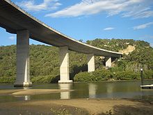 Woronora Bridge, view towards Sutherland Woronora Bridge 2.JPG