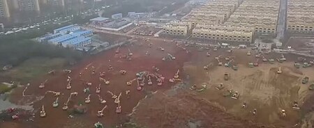 Tập tin:Wuhan Huoshenshan Hospital under construction 02.jpg