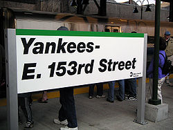 Yankees-Calle 153 Este (Ferrocarril Metro-North)