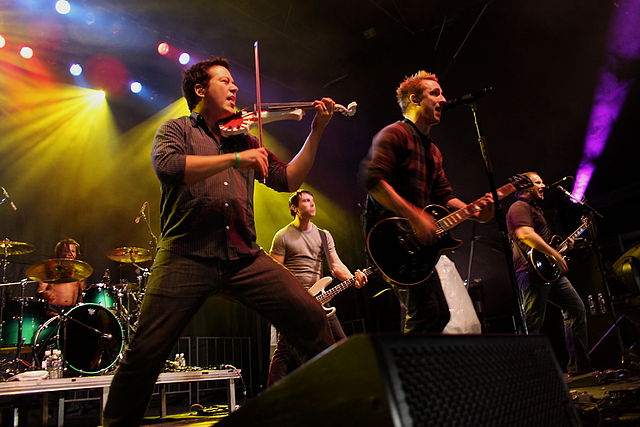 Yellowcard in concert in Arizona in 2012