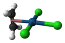 Structure de l'anion du sel Zeise