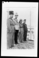 'Coronation' of King Abdullah in Amman on May 25, '46. King Abdullah, Emir Abdul Illah, (Regent of Iraq), Emri Naif, King Abdullah's youngest son and Nuri Pasha Said, Iraqi Ambassador at LOC matpc.22544.tif